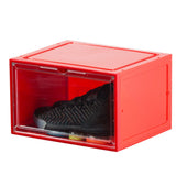 Transparent Plastic Shoe Box with LED Light Sound Control Voice-activated Light