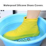 2pcs Outdoor Rainy Days Waterproof Non-slip Silicone Shoes Cover