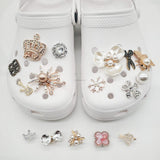 Fashion pearl Shoes Charms Designer Croc Charms
