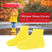 2pcs Outdoor Rainy Days Waterproof Non-slip Silicone Shoes Cover